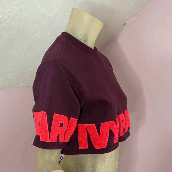 IVY PARK Chenille Logo Boxy Crop Tee - Picture 6 of 15